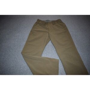 Under Armour Golf Pants Mens 32 x 30 Tan Loose Fit Chino Trousers Tan Logo
